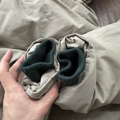 Vtg Eddie Bauer Mens L Goose Down Puffer Jacket Parka Coat Gore Tex Zip 80s 90s