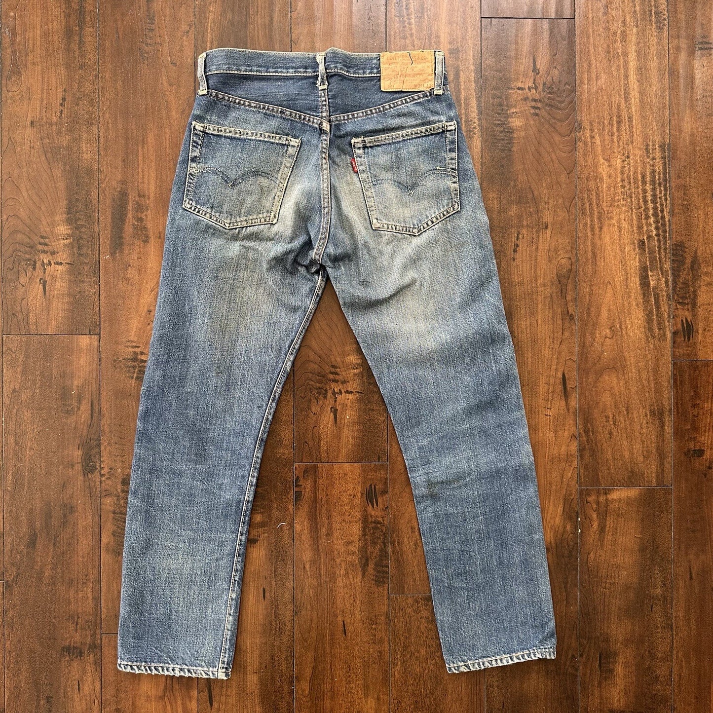 Levis 501 XX Big E True Vintage 60s Redline Denim 66 Skinny Jeans 1960s 29x26