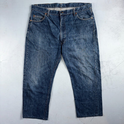 Levis 505 Vintage 70s Talon USA Jeans 501 1970s Med Wash Blue 42x30 Act 40x25