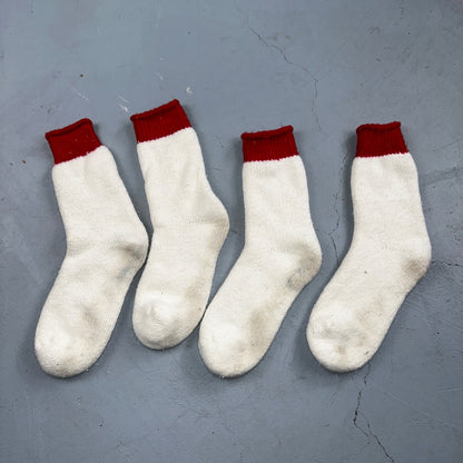 Vtg 40s Lot Wool Blend Hiking Hunting Camping Socks Primitive Christmas Stocking