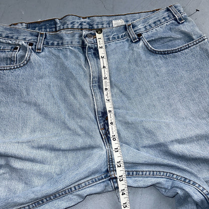 Levis 570 Jeans Mens 40x32 Blue Baggy Wide Loose Denim Pants Tapered 39x30