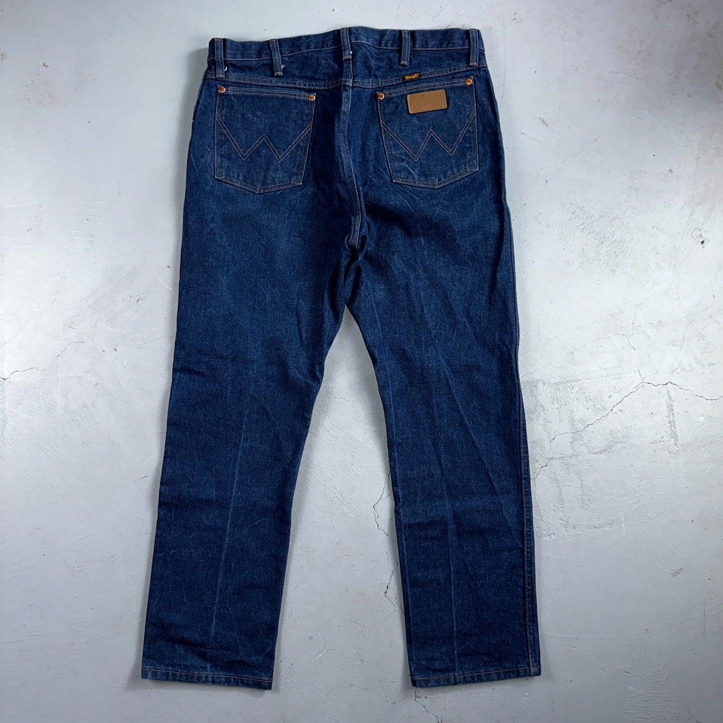 Wrangler Jeans 13MWZ Mens 36x30 Blue Cowboy Cut Vintage Denim Workwear Western