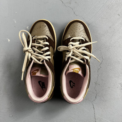 Nike Dunk Low 2007 GS Chino Metallic Gold Rare 309601-271 Brown Purple  5Y W 6.5