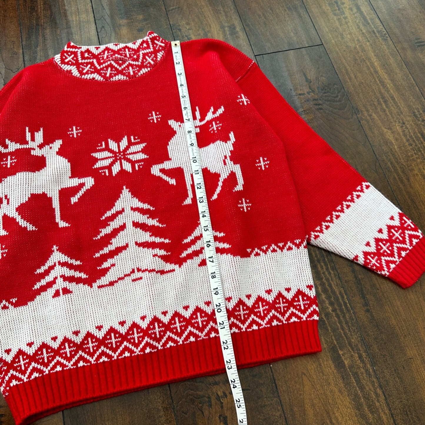 VTG Christmas Reindeer Sweater Worthington Woman’s Ugly Christmas Cute 80s