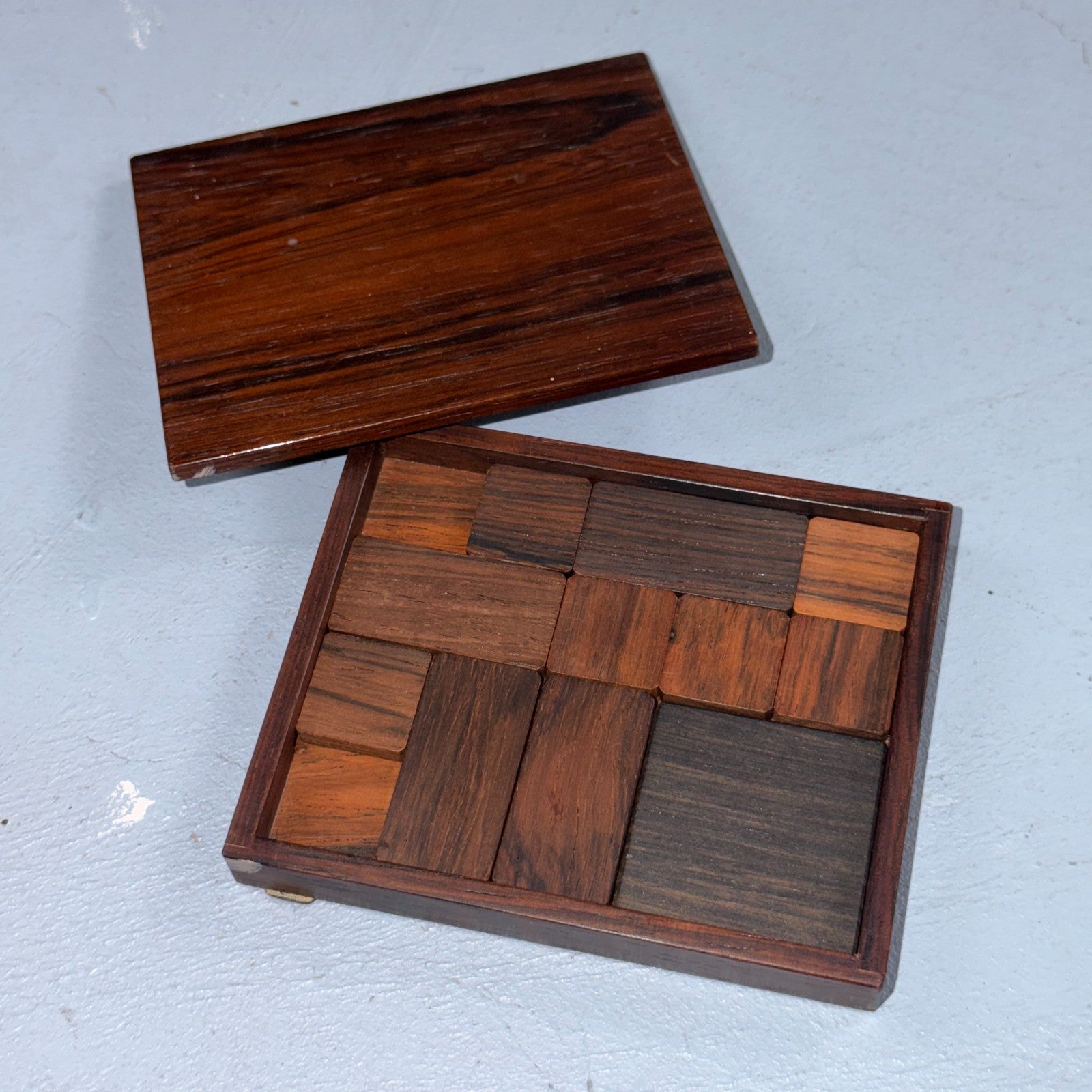 Alfred Klitgaard VTG Mid-Century Modern Rosewood MCM Game Denmark Danish Art