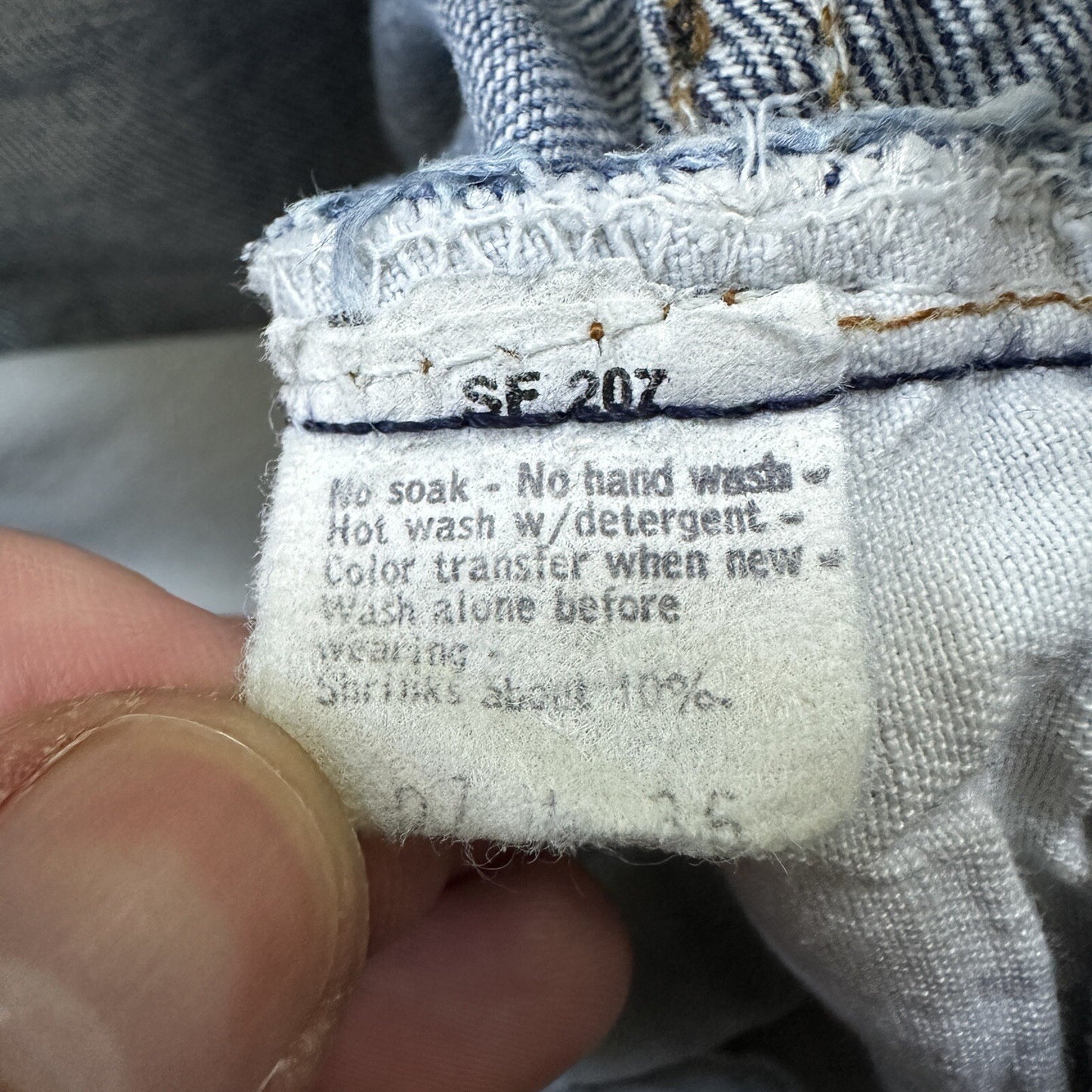 Levis Vintage 80s Redline Selvedge USA 501 XX Jeans 66 70s Light 27x36 Act 25x27