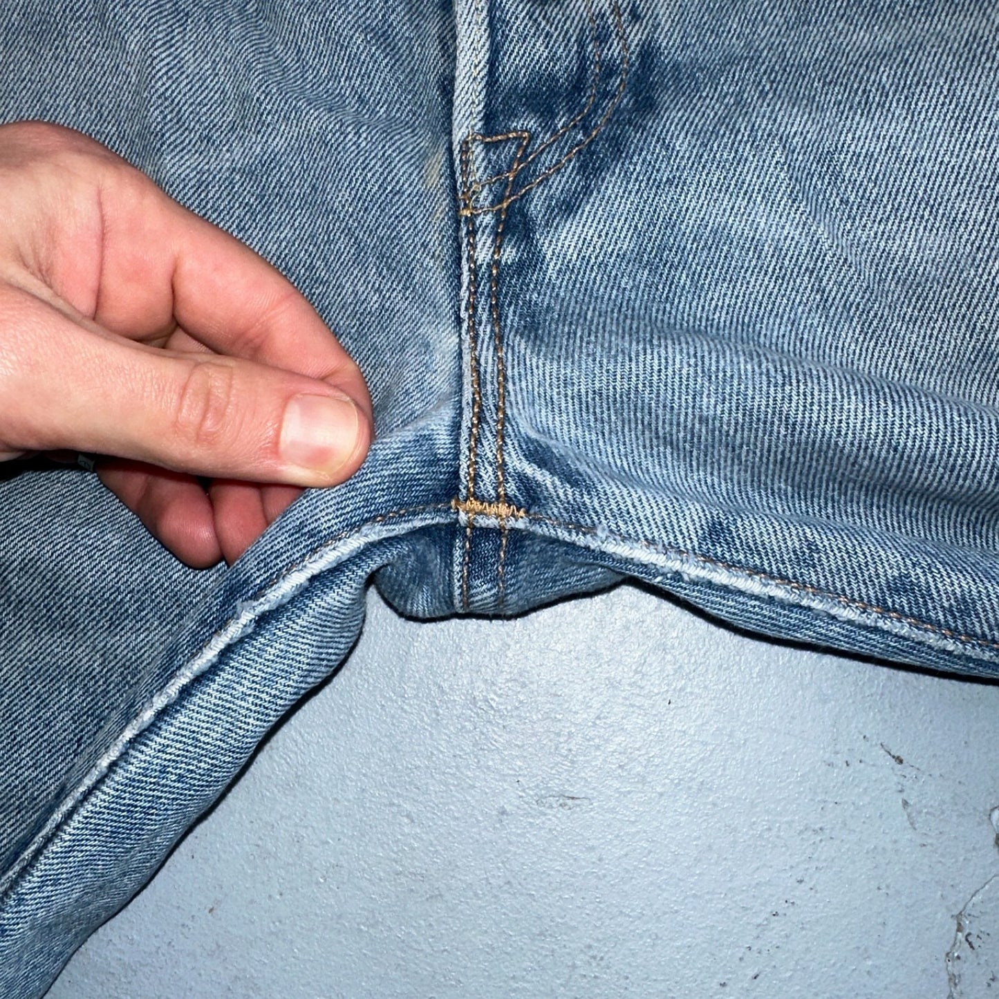 Levis 501 Y2K XX Straight Leg Jeans Blue VTG Light Wash 36x30 Act 38x29