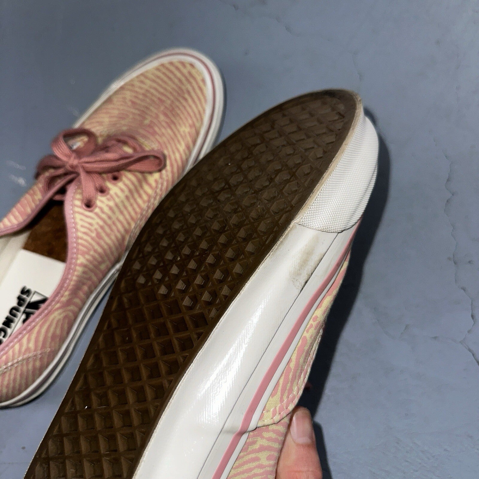 Vans Vault OG Authentic LX Salehe Bembury Spunge Peppercorn Size 12 Pink Tiger