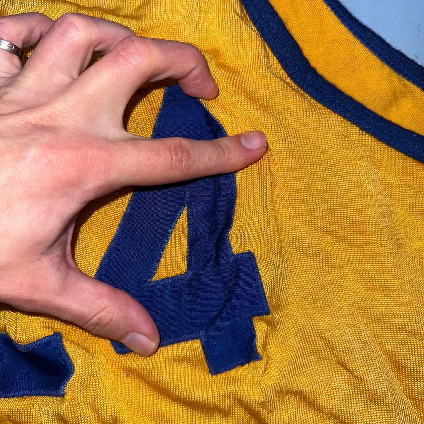 1950s Russell Southern Athletic Tank VTG T Shirt 24 Number Rockabilly Gym 50s