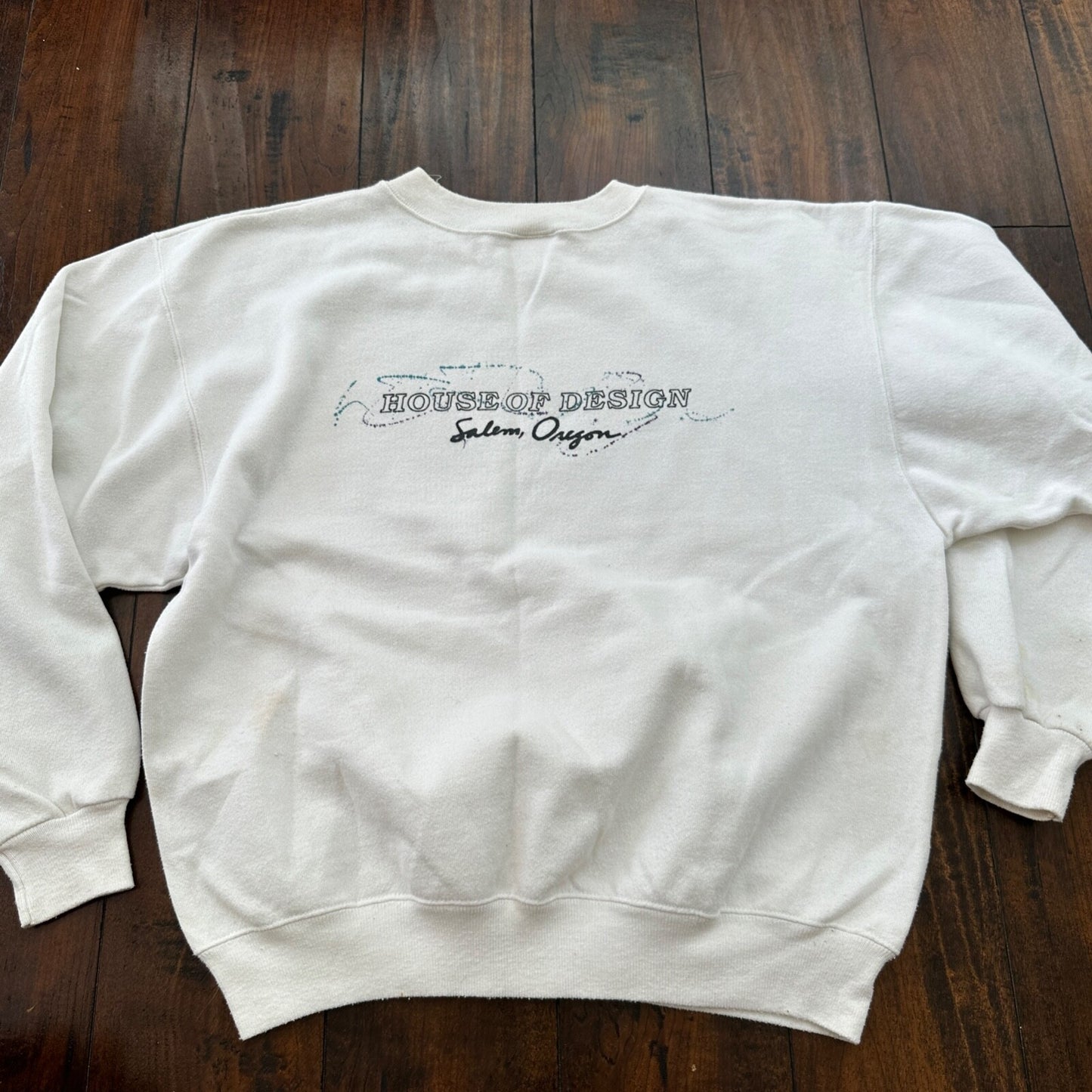 House of Design Vintage Sweatshirt Crewneck Eames MCM Salem Oregon Frank Wright