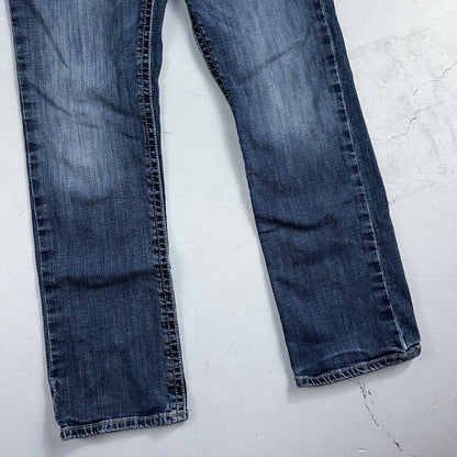 Ariat Jeans Mens 33x34 Blue M4 Boot Cut Relaxed Coltrane Jeans Denim Medium Wash