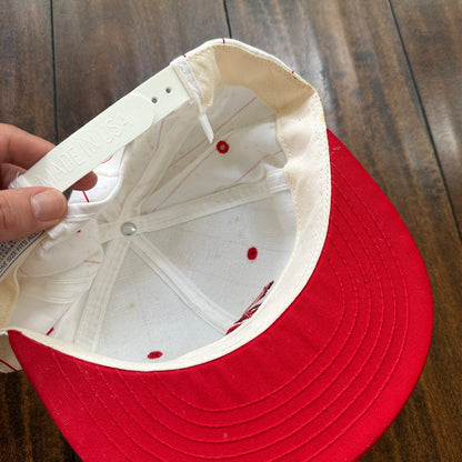 Zenith Very Rare Pinstripe VTG Hat Cap Snapback Advertising Radio Horizon 70s