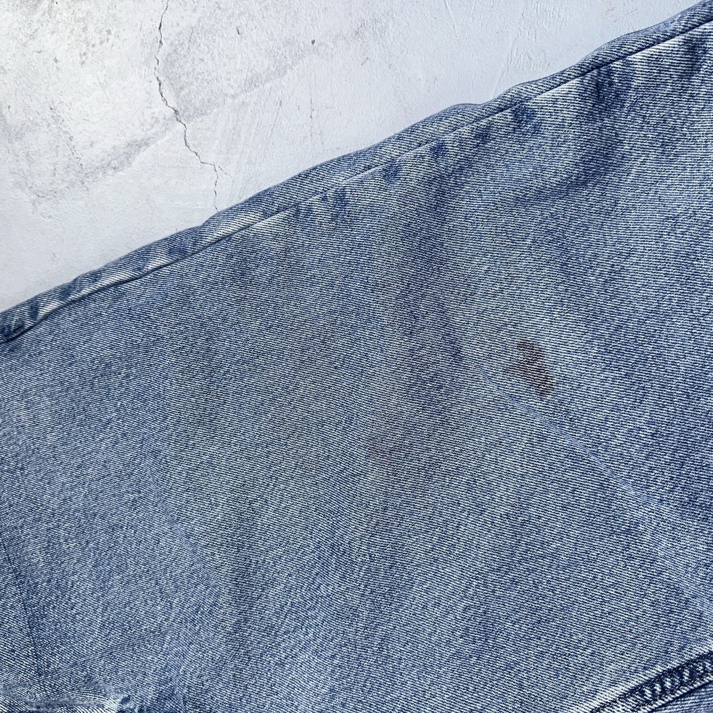 Carhartt Jeans Mens 38x32 Blue Denim Flannel Lined Relaxed Fit Chore Workwear