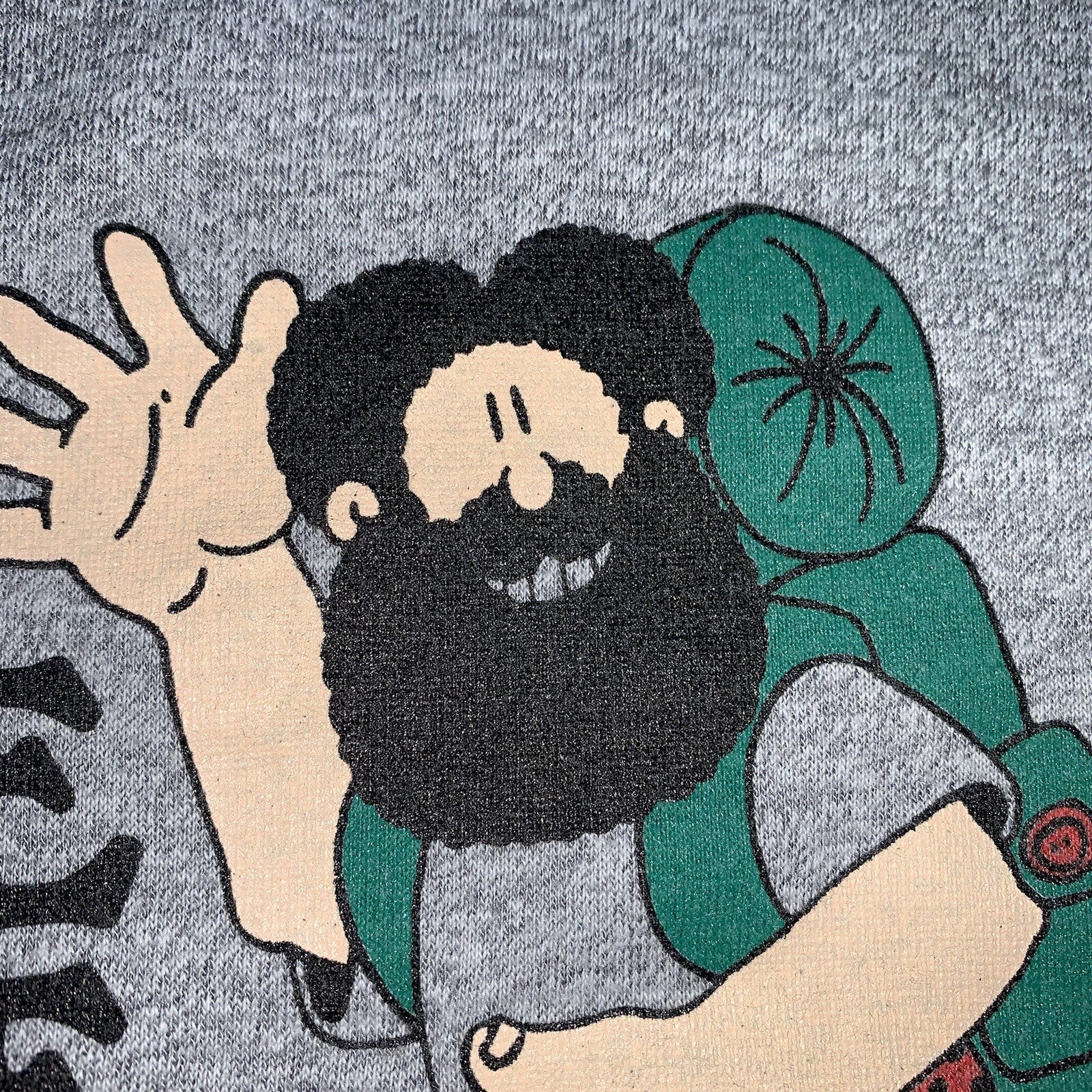 HIKE NIKE 80s Vintage T Shirt OG Rare Grail Geisha Rap Japan Gray Long Sleeve