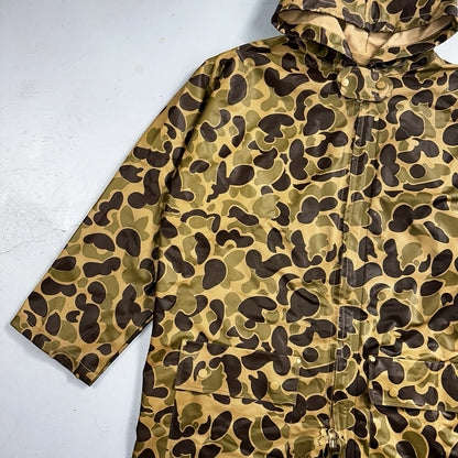 Dry Wear Rain Suit Adult Brown Green Camouflage Outdoor Hunting Mens XL Frogskin