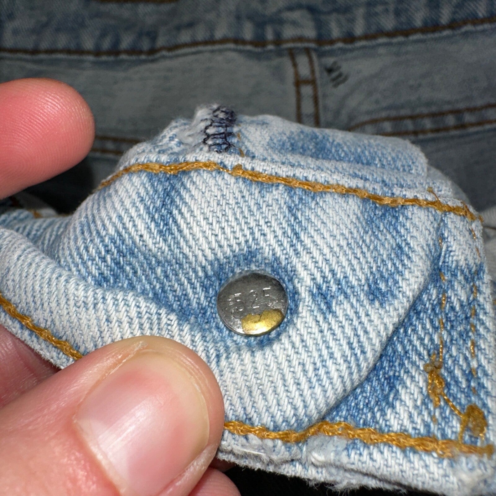 Levis 505 Vintage 90s USA XX Jeans Blue 501 Light Wash 38x30 Act 36x28