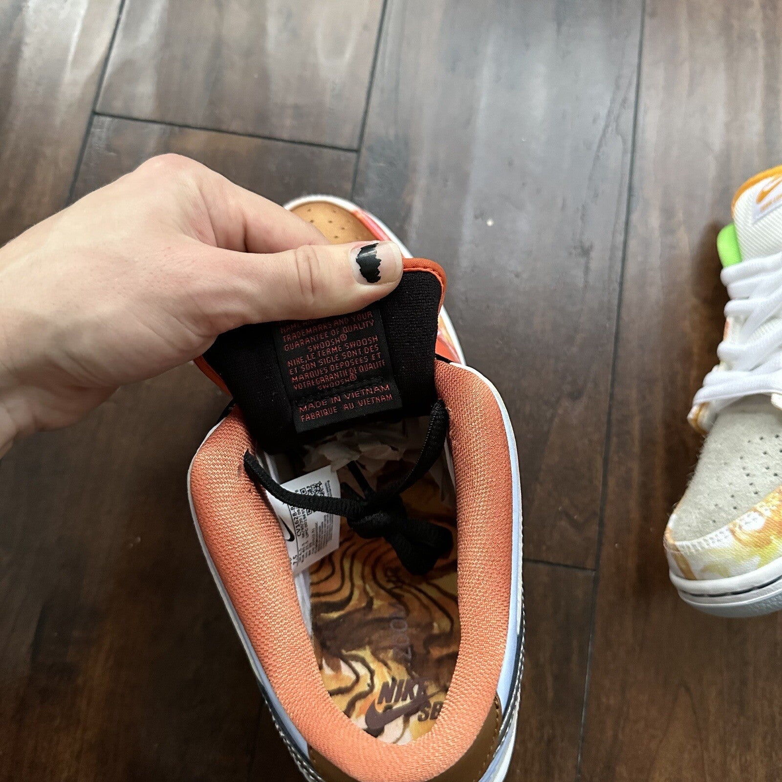 Nike Size 7.5 SB Dunk Low QS Pro Street Hawker - CV1628-800 - Worn Once