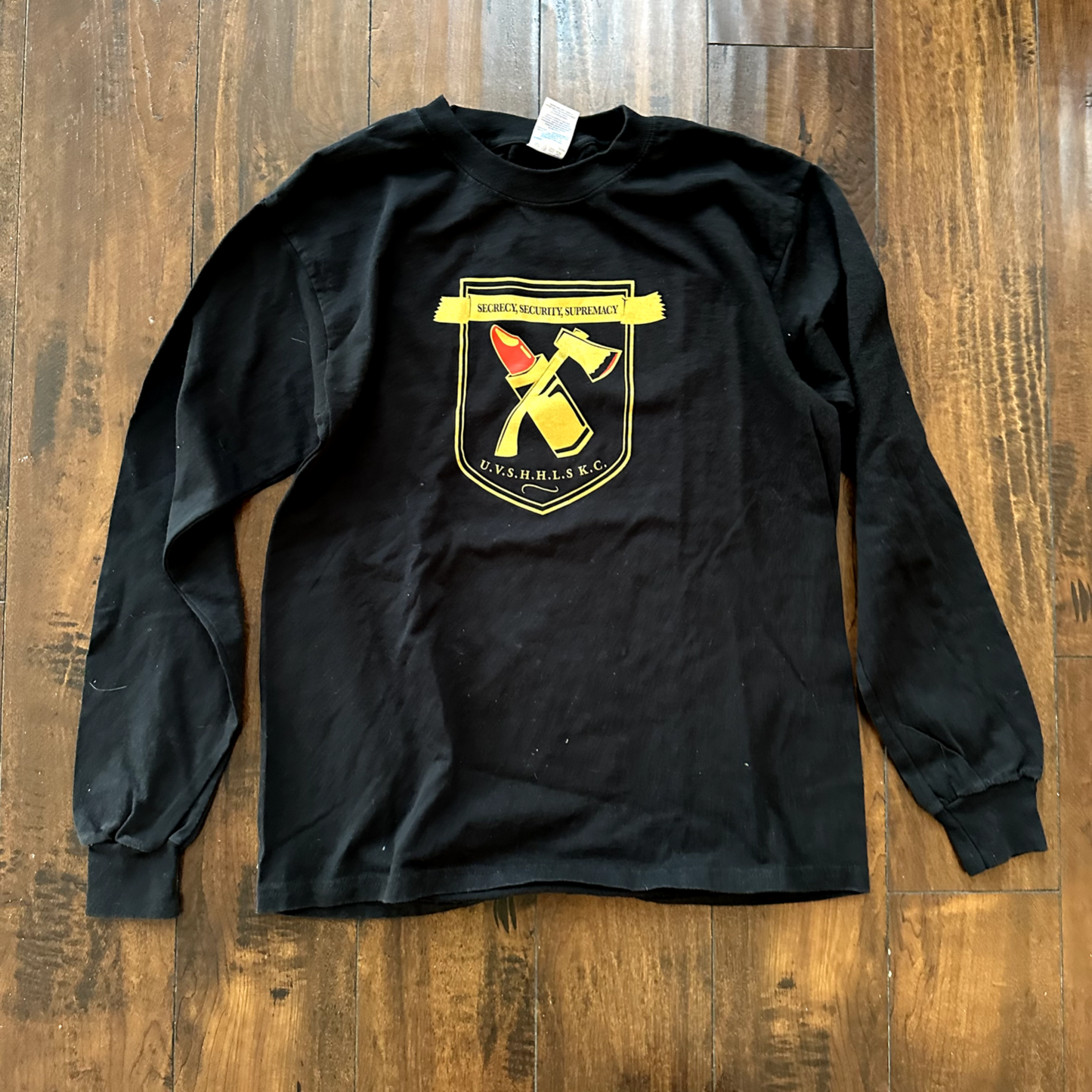 Lipstick Axe Vintage T Shirt Secrecy Security UVSHHLSKC University Oregon