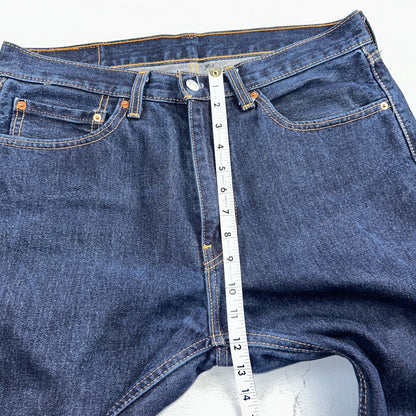 Levis 505 Vintage Y2K Straight Leg XX 2000s Jeans 34x30 Dark Wash Denim