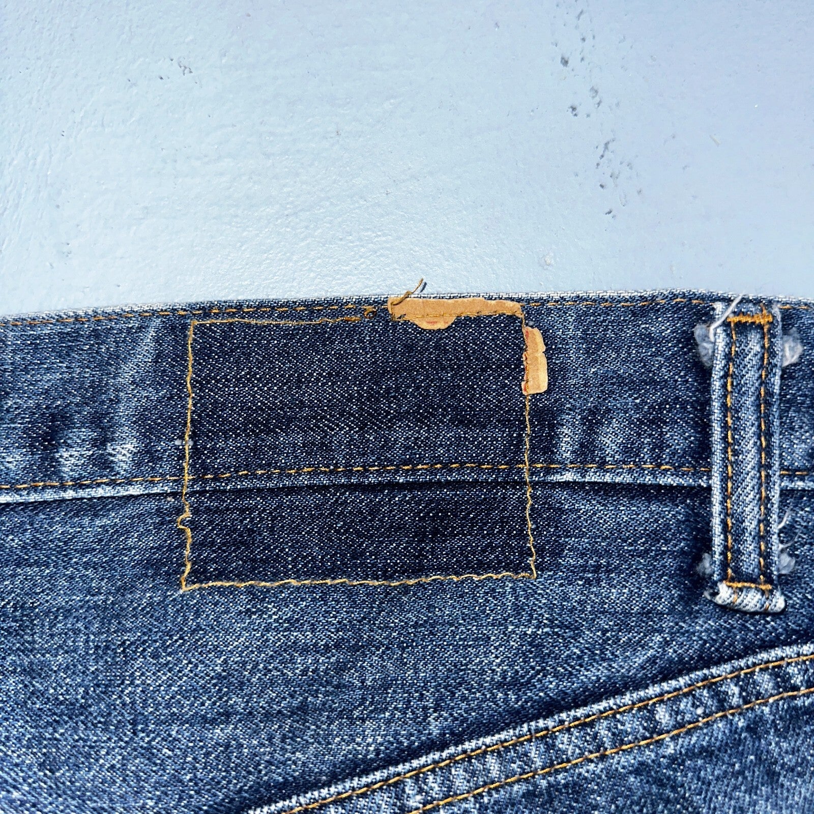 Levis 505 Vintage 70s Talon USA Jeans 501 1970s Med Wash Blue 42x30 Act 40x25