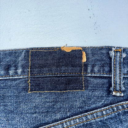 Levis 505 Vintage 70s Talon USA Jeans 501 1970s Med Wash Blue 42x30 Act 40x25