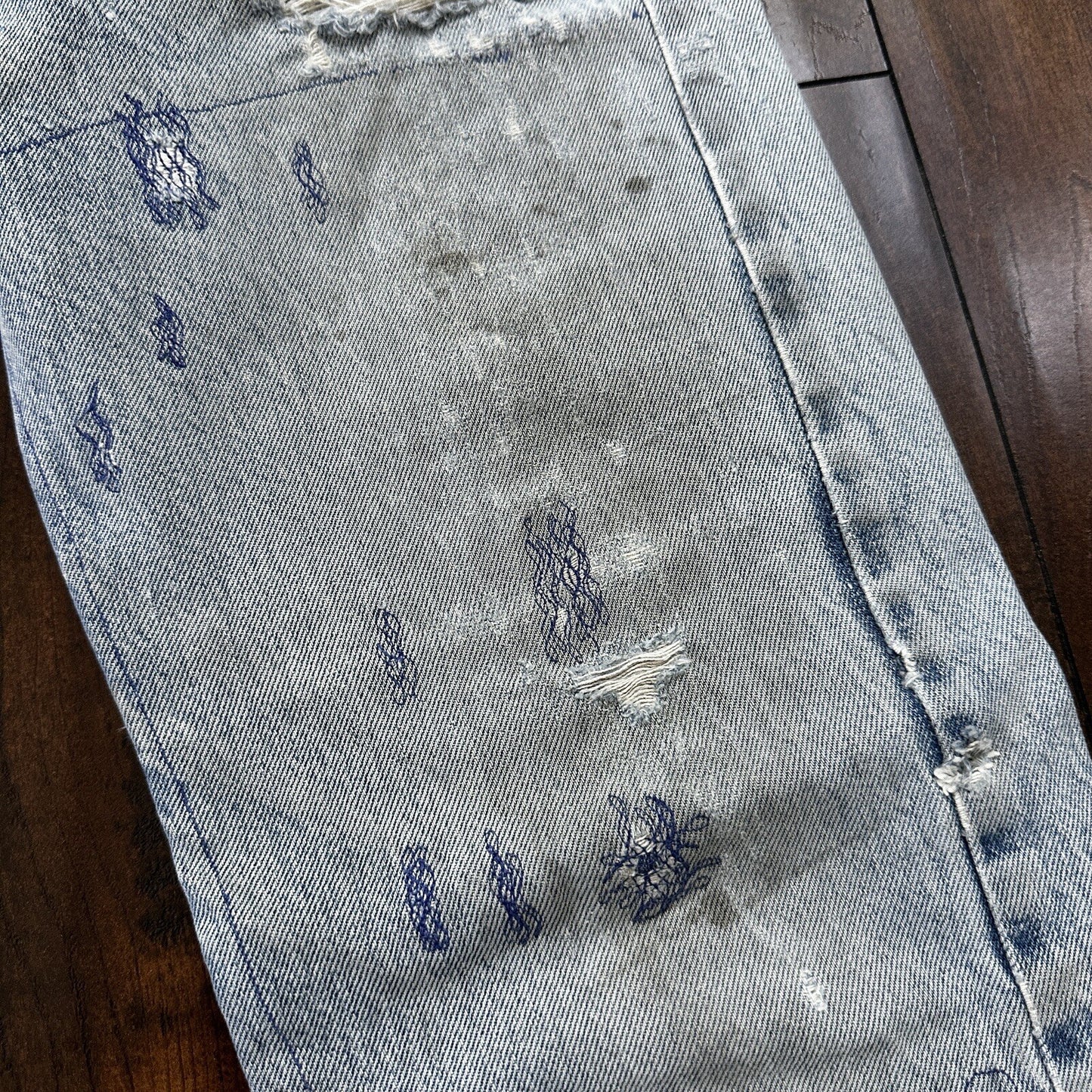 Levis Vintage 80s Redline Selvedge USA 501 XX Jeans 66 70s Light 30x36 Act 27x30