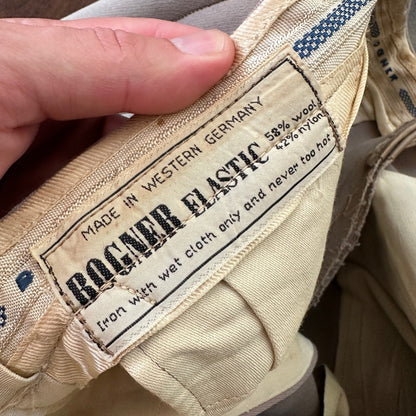 Vintage Bogner Elastic Men's Ski Pants Size 32 Made in West Germany-Wool & Nylon