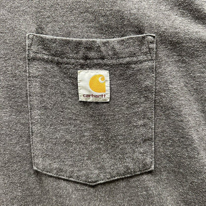 Carhartt Vintage Style Pocket T Shirt Travis Scott Thrashed Faded 3XL Faded Blk