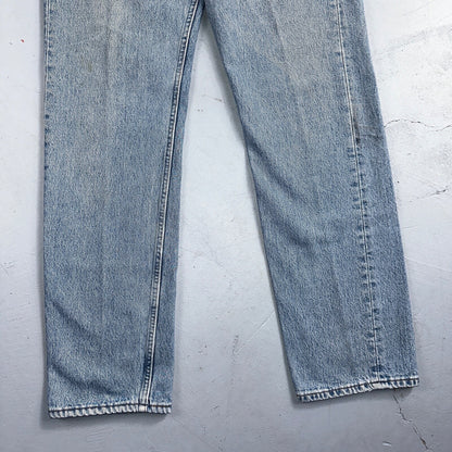 Levis 501 Vintage 90s Mexico Straight Leg Jeans 34x34 Y2K Light Wash Act 31x30