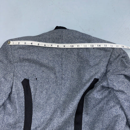 Antique 1900s Union USMA US Military Academy Cadet Uniform Gray Wool Jacket