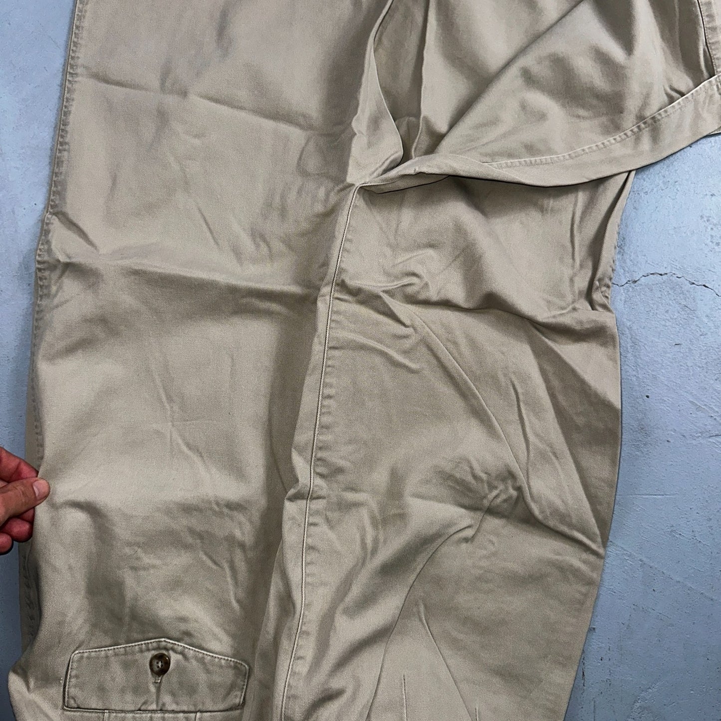 GAP KHAKIS Beige Y2K Front Pockets Knee Length Pencil Skirt Size 10 Chino Preppy