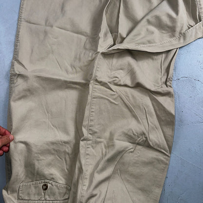 GAP KHAKIS Beige Y2K Front Pockets Knee Length Pencil Skirt Size 10 Chino Preppy