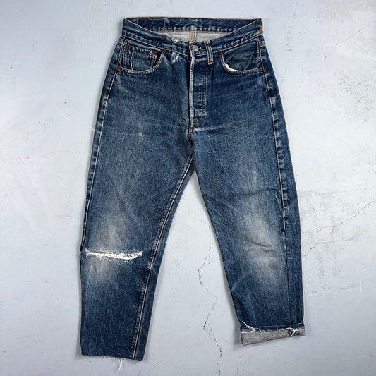 Levis 501 Big E Vintage 60s Redline Selvedge USA XX 1960s Jeans Skinny Act 26x23