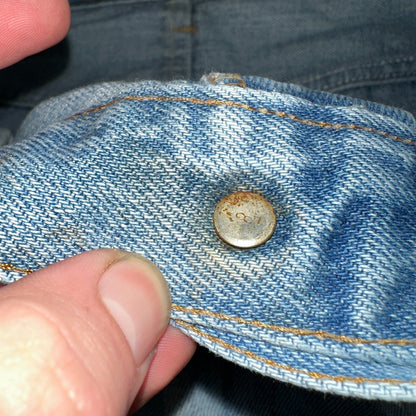 Levis 517 Vintage 80s USA Orange Tab Bootcut Flare Blue Jeans Talon Act 36x30