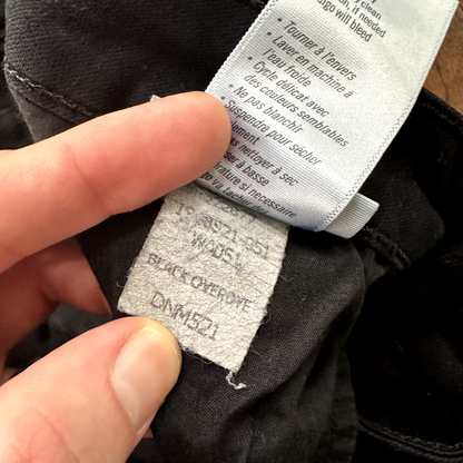 Paige Verdugo Crop 31 Skinny Ankle Jeans Black Size 30 X 26 Nordstrom Cool