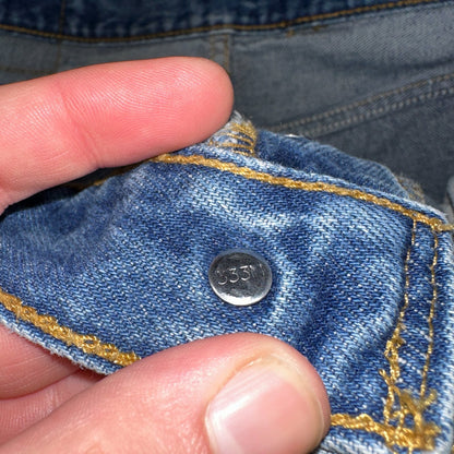 Levis 501 Vintage Y2K XX Straight Leg Jeans 90s Blue Med Wash 34x36 Act 31x31