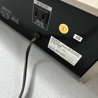 Sony TC-FX1010 Tape Deck Rare Find Cassette Broken For Parts As Is