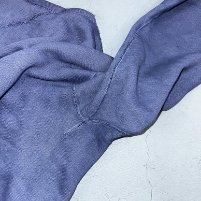 VTG Double V Sweatshirt 40s 50s 1940s Faded Blue Crewneck Boxy Rockabilly 1950s