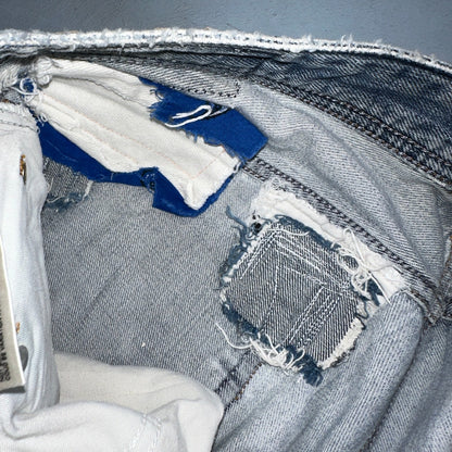 Diesel Larkee Bootcut Stretch Jeans Mens 36x30 Blue Straight 008M2 Whisker Italy