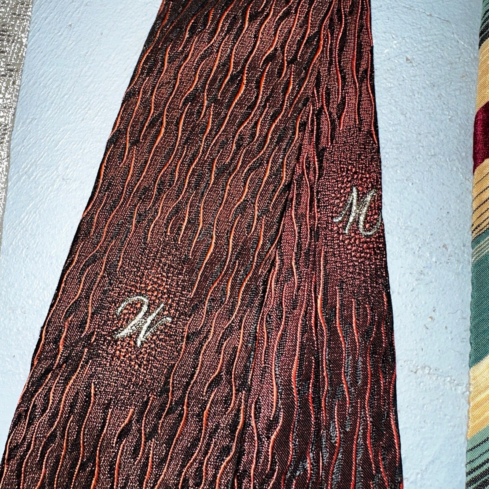 VTG 30s 40s Palm Beach Cloth Wool Tie Swing Rockabilly Lot 10 Ties Antique Rare