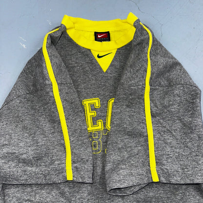 Nike Oregon Center Swoosh VTG T Shirt Y2K 90s Yellow Track Eugene Sports