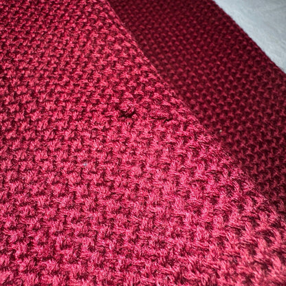 Meister Sweater M Women’s Wool Austria Pullover Red V Neck Vintage Cardigan 60s