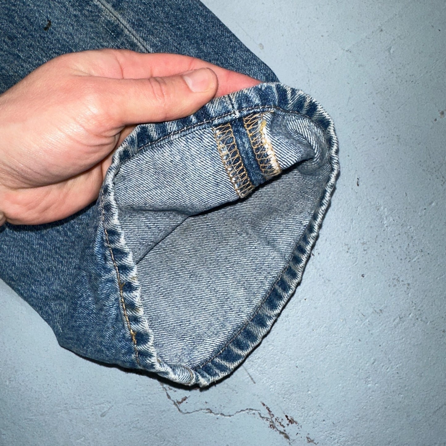 Levis 501 Vintage 90s XX Straight Leg Jeans Y2K Med Wash 36x34 Act 34x33