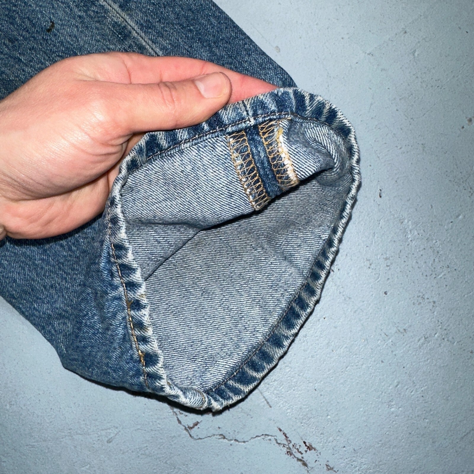 Levis 501 Vintage 90s XX Straight Leg Jeans Y2K Med Wash 36x34 Act 34x33