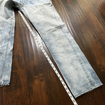 Levis Vintage 80s Redline Selvedge USA 501 XX Jeans Light Wash 32x36 Act 29x31