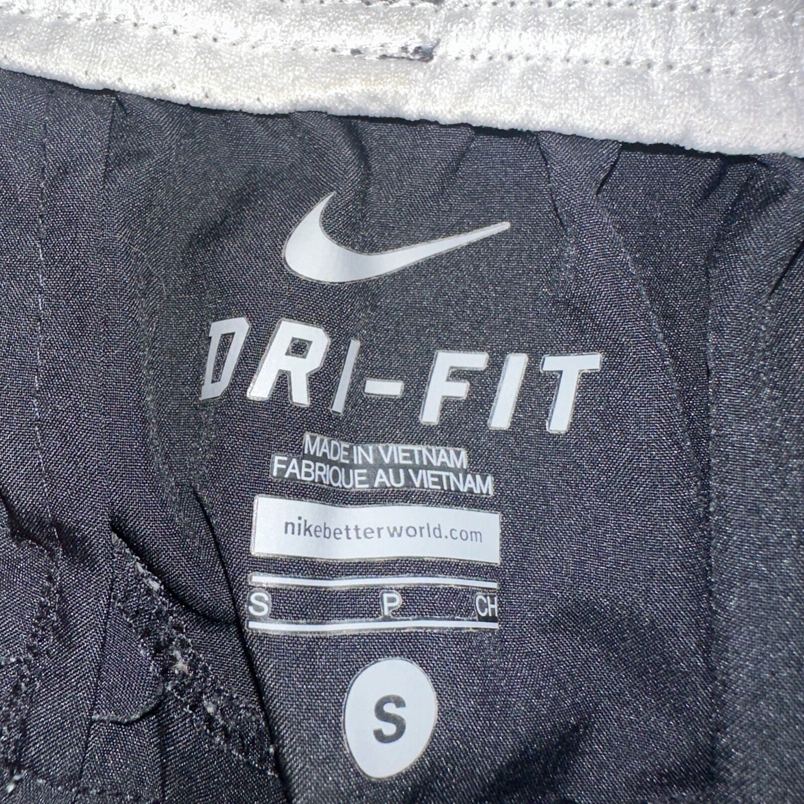 Nike Mens Athletic Gym TNNS Muscle Shorts Dri Fit Black Gym Sports Small