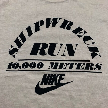Nike Vintage T Shirt Japan Shipwreck Run 80s 10k Run Geisha Tan Sports Jordan