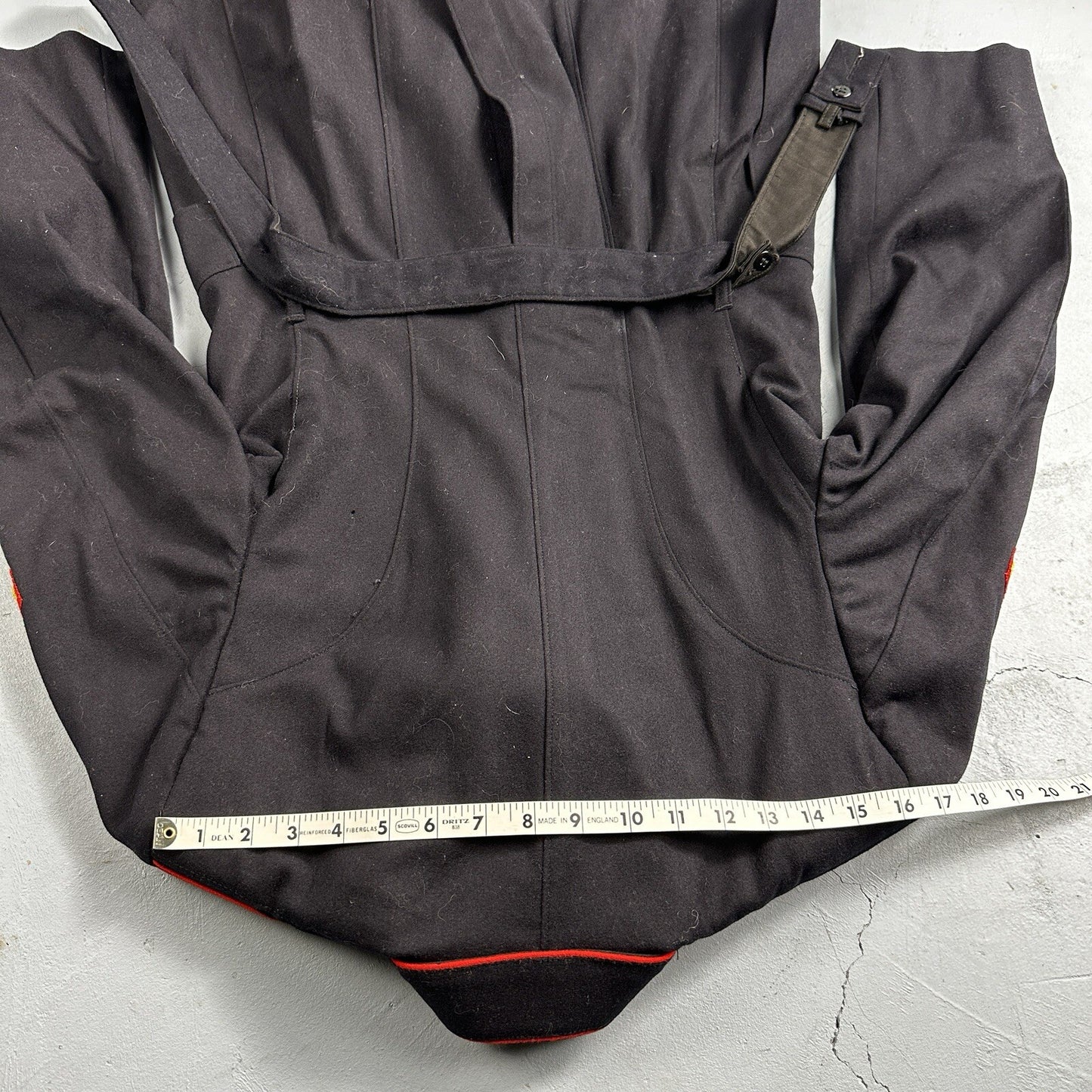 VTG Authentic WWII Paramarine United States Marine Corp Dress Blue Jacket USMC