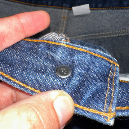 Levis 501 Vintage Y2K 90s XX Straight Leg Jeans Blue Dark Wash 35x30 Act 33x26