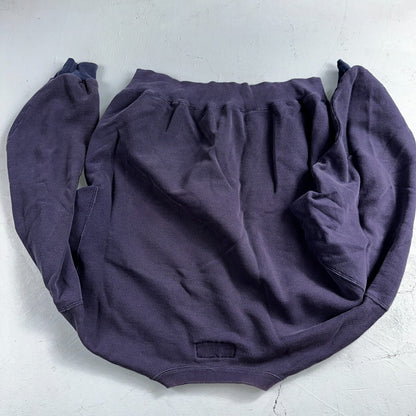 Russell Athletic USA Sweatshirt Crewneck Purple Navy 80s 90s Jumper Warm Up V